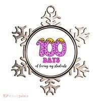 100 Days Of Loving My Students Teacher Celebration Ornament thumb 0