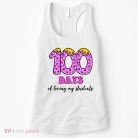 100 Days Of Loving My Students Teacher Celebration Women's Tank Top thumb 0