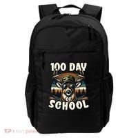 100 Days Of School Deer Hunting Deer Camo Hipster Fun Backpack thumb 0