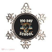 100 Days Of School Deer Hunting Deer Camo Hipster Fun Ornament thumb 0