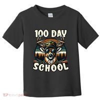 100 Days Of School Deer Hunting Deer Camo Hipster Fun Toddler T-Shirt thumb 0