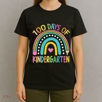 100th Day Of Kindergarten Teacher 100 Days Smarter Gift T-Shirt thumb 4