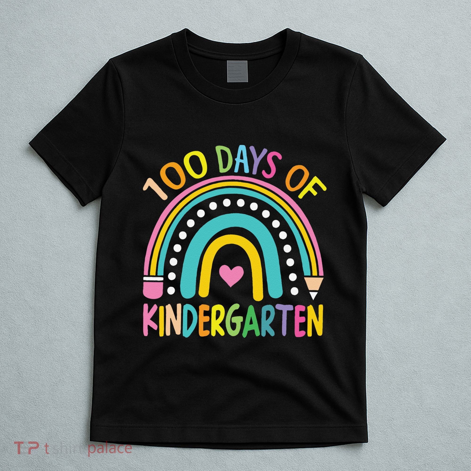 100th Day Of Kindergarten Teacher 100 Days Smarter Gift T-Shirt