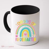 100th Day Of Kindergarten Teacher 100 Days Smarter Gift Coffee Mug thumb 0