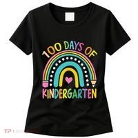 100th Day Of Kindergarten Teacher 100 Days Smarter Gift Women's T-Shirt thumb 0