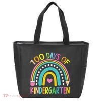 100th Day Of Kindergarten Teacher 100 Days Smarter Gift Tote Bag thumb 0