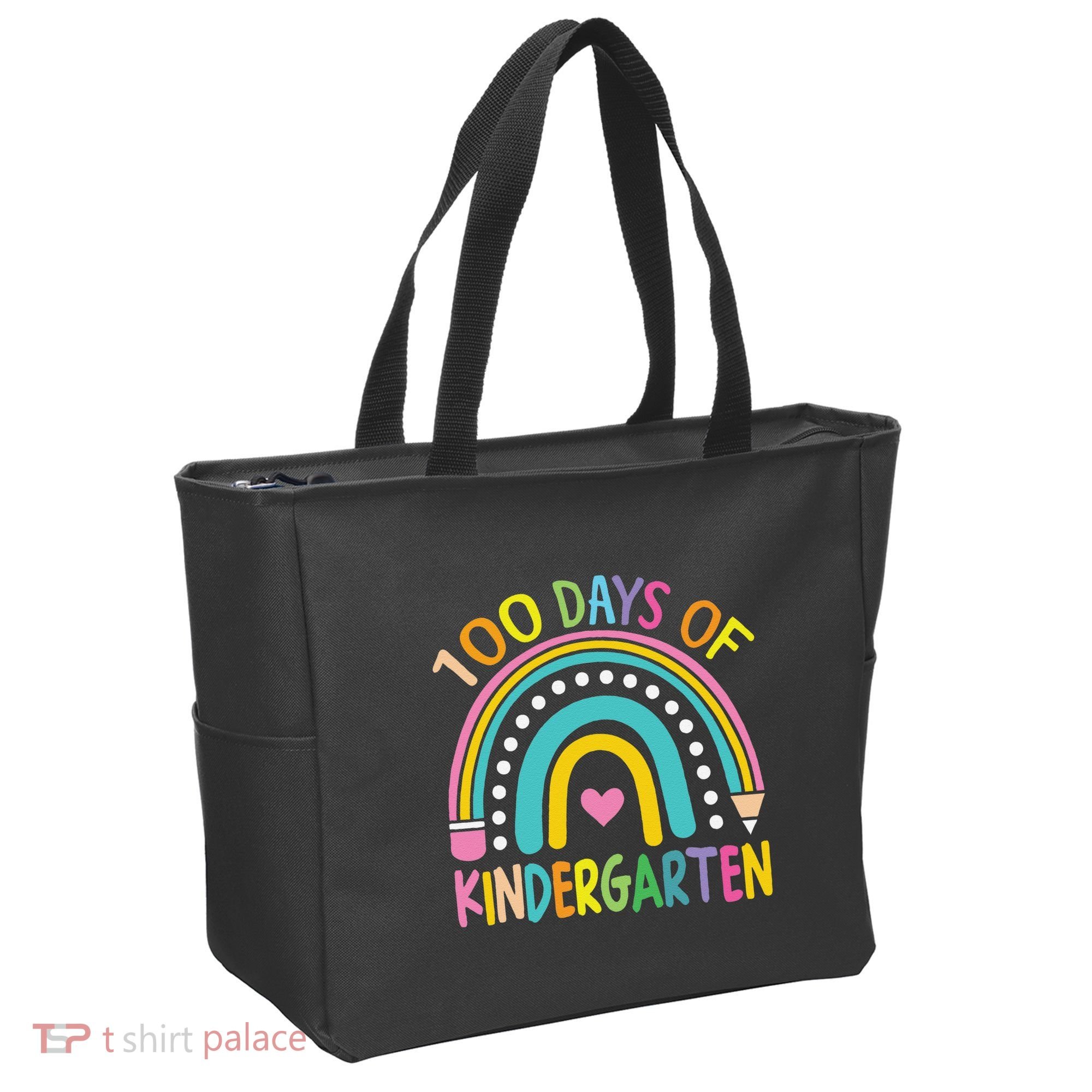 100th Day Of Kindergarten Teacher 100 Days Smarter Gift Tote Bag