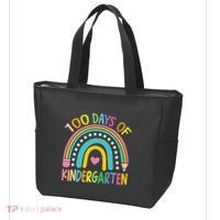 100th Day Of Kindergarten Teacher 100 Days Smarter Gift Tote Bag thumb 3