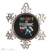 100 Days Of Feeding  Lunch Lady School Canteen Ornament thumb 0