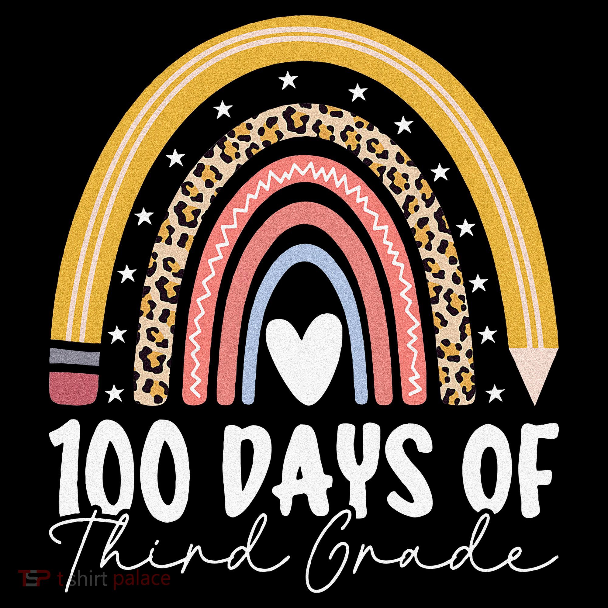 100th Day Of Third Grade 100 Days Of 3rd Grade Cool Rainbow Coffee Mug