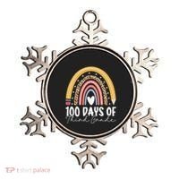 100th Day Of Third Grade 100 Days Of 3rd Grade Cool Rainbow Ornament thumb 0