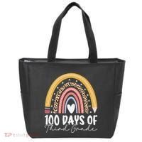 100th Day Of Third Grade 100 Days Of 3rd Grade Cool Rainbow Tote Bag thumb 0