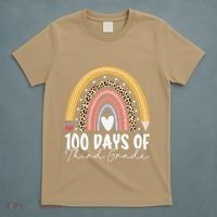100th Day Of Third Grade 100 Days Of 3rd Grade Cool Rainbow T-Shirt thumb 5