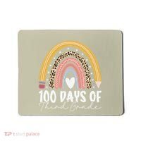 100th Day Of Third Grade 100 Days Of 3rd Grade Cool Rainbow Mousepad thumb 0