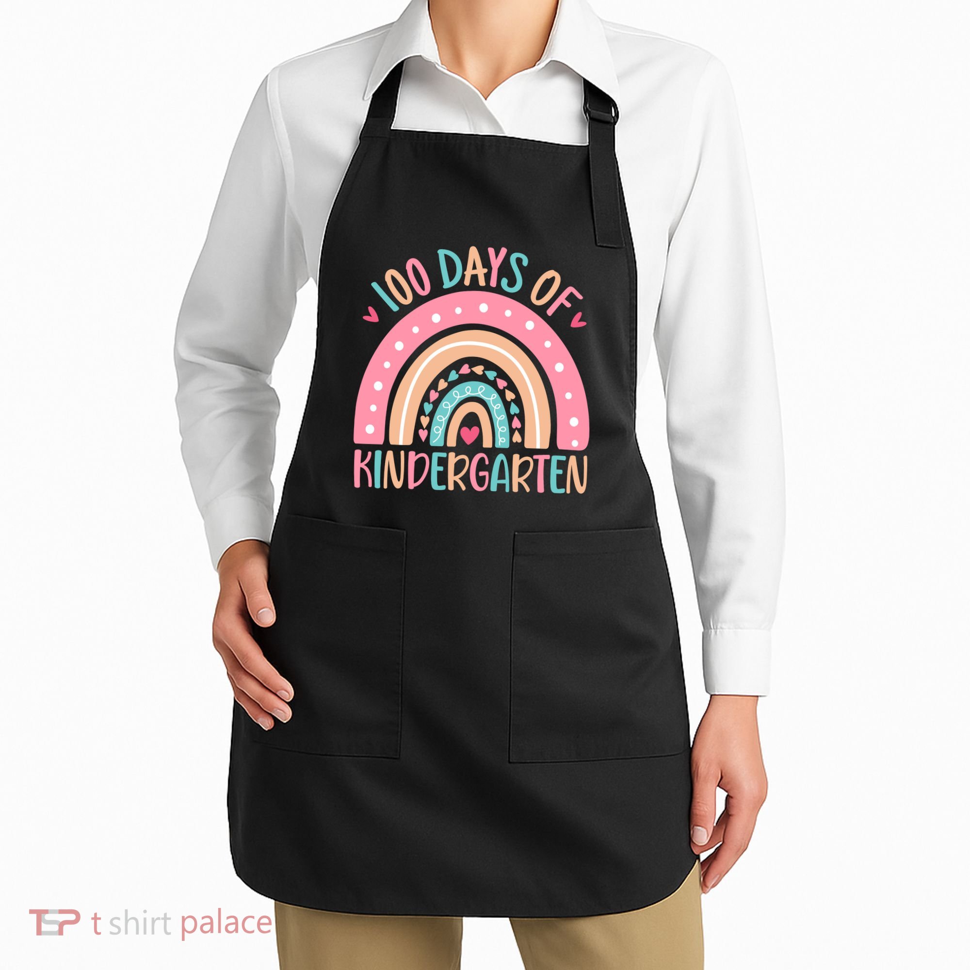 100 Days Of Kindergarten Teacher 100th Day Of School Apron