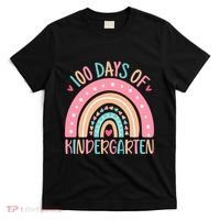 100 Days Of Kindergarten Teacher 100th Day Of School T-Shirt thumb 0