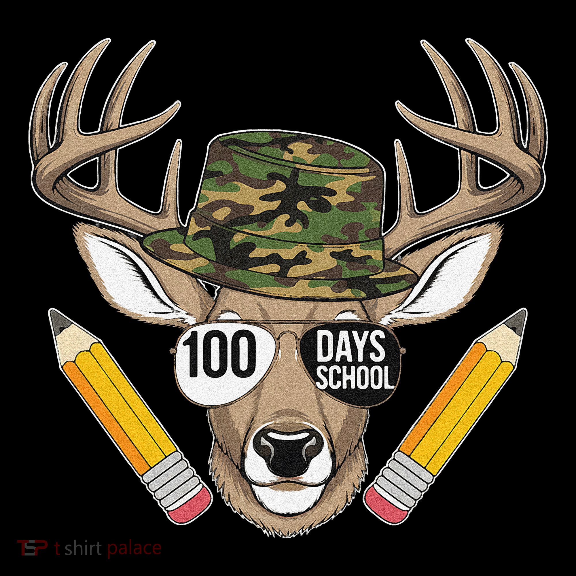 100 Days Of School Deer Hunting Camo For Student Coffee Mug