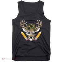 100 Days Of School Deer Hunting Camo For Student Tank Top thumb 0
