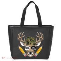 100 Days Of School Deer Hunting Camo For Student Tote Bag thumb 0
