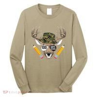 100 Days Of School Deer Hunting Camo For Student Long Sleeve Shirt thumb 0