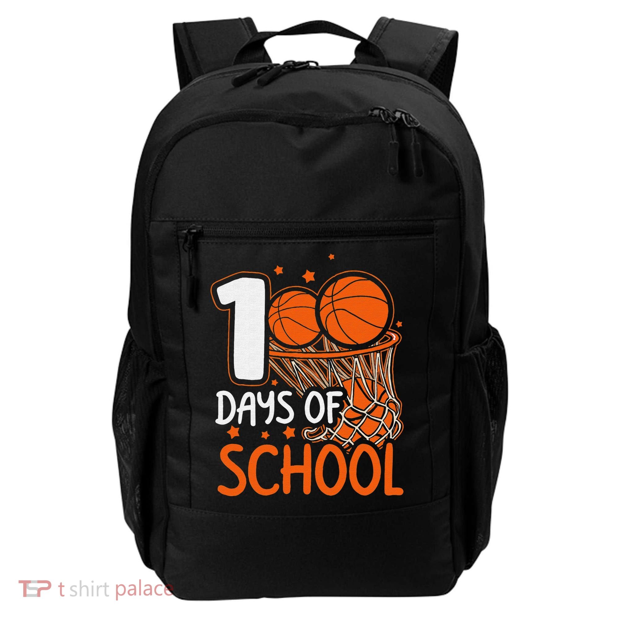 100 Days Of School Basketball 100th Day Balls Backpack