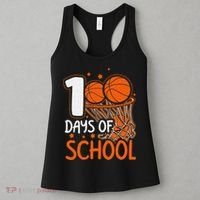 100 Days Of School Basketball 100th Day Balls Women's Tank Top thumb 3