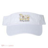100 Days Of School Ducks Cute Goose Teacher 100th Day Visor thumb 0
