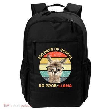 100 Day Of School No Probllama Llama Alpaca Math Nerd Cool Gift Backpack