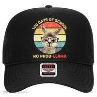100 Day Of School No Probllama Llama Alpaca Math Nerd Cool Gift Hat thumb 0