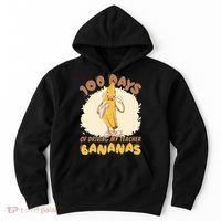 100 Days Of Driving My Teacher Bananas Funny Hoodie thumb 0