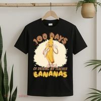 100 Days Of Driving My Teacher Bananas Funny T-Shirt thumb 2