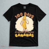 100 Days Of Driving My Teacher Bananas Funny T-Shirt thumb 5