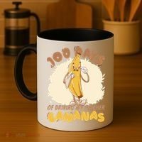 100 Days Of Driving My Teacher Bananas Funny Coffee Mug thumb 4