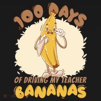 100 Days Of Driving My Teacher Bananas Funny Women's Tank Top thumb 5