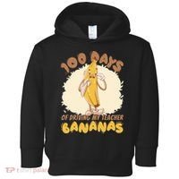 100 Days Of Driving My Teacher Bananas Funny Toddler Hoodie thumb 0
