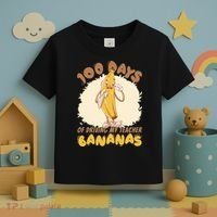 100 Days Of Driving My Teacher Bananas Funny Toddler T-Shirt thumb 3