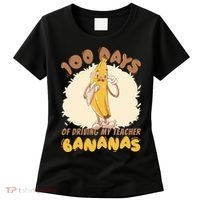 100 Days Of Driving My Teacher Bananas Funny Women's T-Shirt thumb 0
