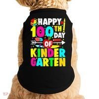 100 Days Of Kindergarten Happy 100th Day Of School Doggie Tank thumb 0