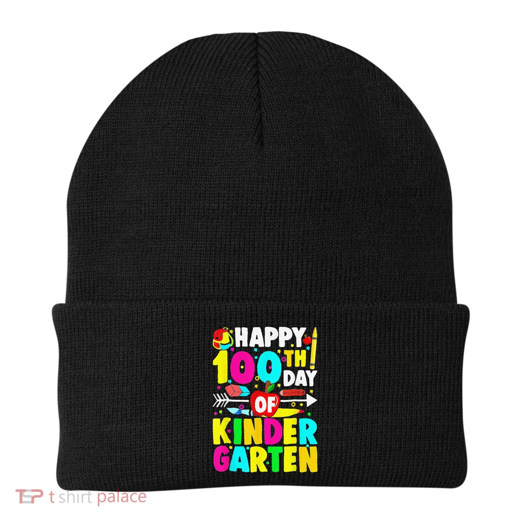 100 Days Of Kindergarten Happy 100th Day Of School Beanie