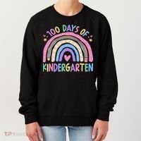 100th Day Of Kindergarten Teacher 100 Days Smarter Women's Sweatshirt thumb 0