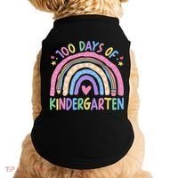 100th Day Of Kindergarten Teacher 100 Days Smarter Doggie Tank thumb 0