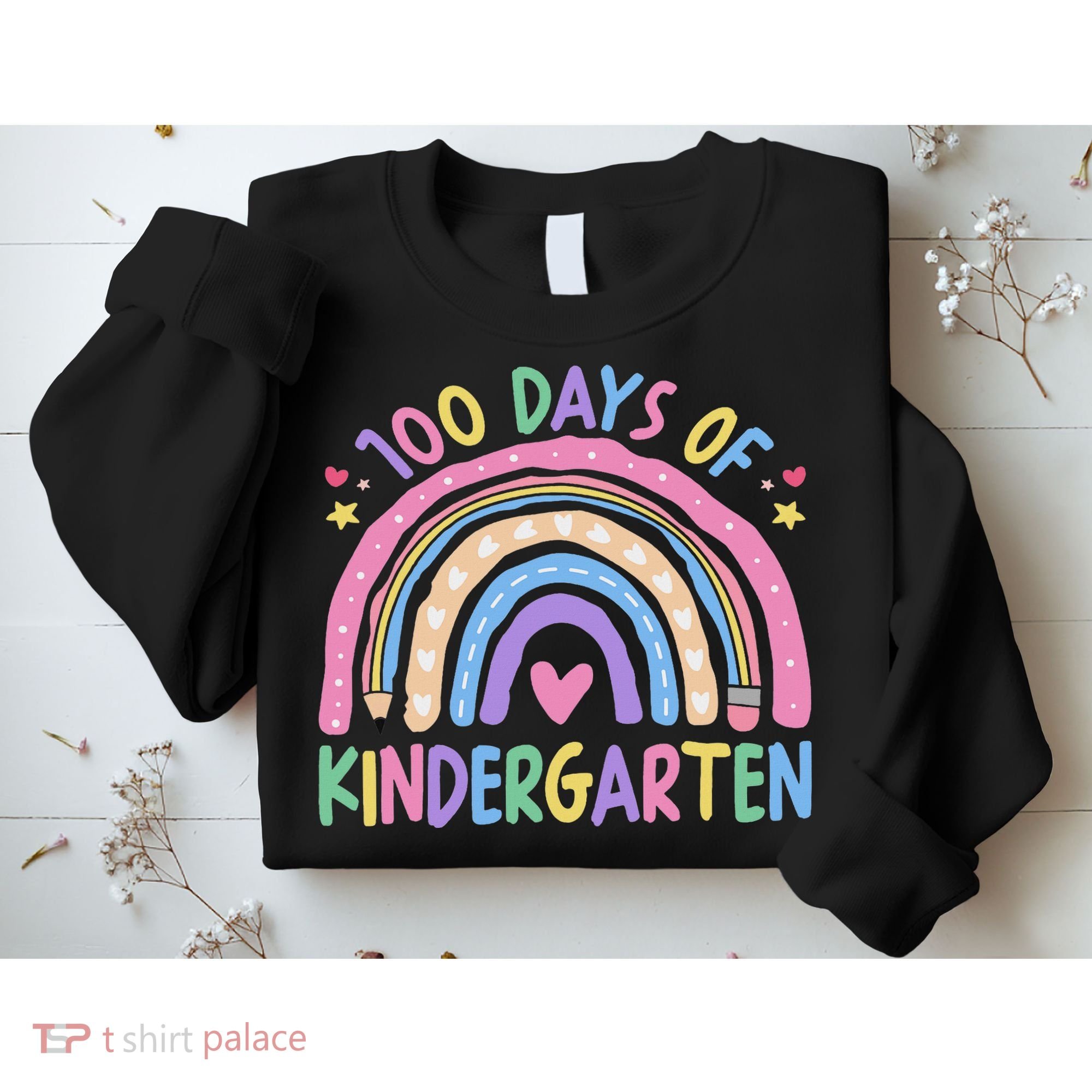 100th Day Of Kindergarten Teacher 100 Days Smarter Sweatshirt