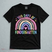 100th Day Of Kindergarten Teacher 100 Days Smarter T-Shirt thumb 5
