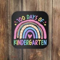 100th Day Of Kindergarten Teacher 100 Days Smarter Coaster thumb 0