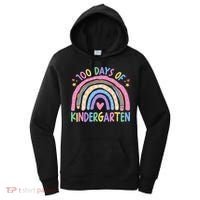 100th Day Of Kindergarten Teacher 100 Days Smarter Women's Hoodie thumb 0