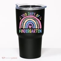 100th Day Of Kindergarten Teacher 100 Days Smarter Tumbler thumb 0