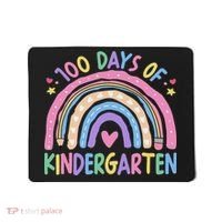 100th Day Of Kindergarten Teacher 100 Days Smarter Mousepad thumb 0