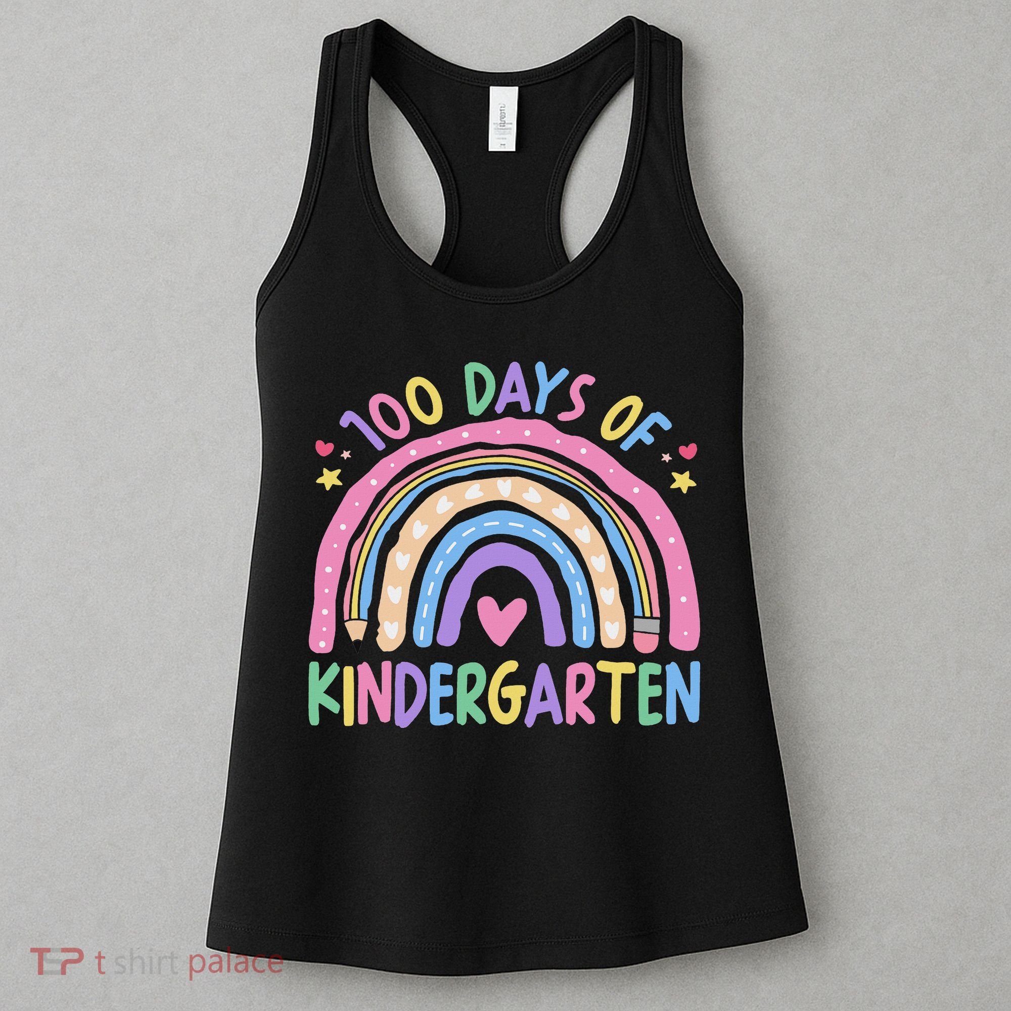100th Day Of Kindergarten Teacher 100 Days Smarter Women's Tank Top