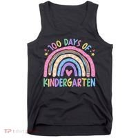 100th Day Of Kindergarten Teacher 100 Days Smarter Tank Top thumb 0