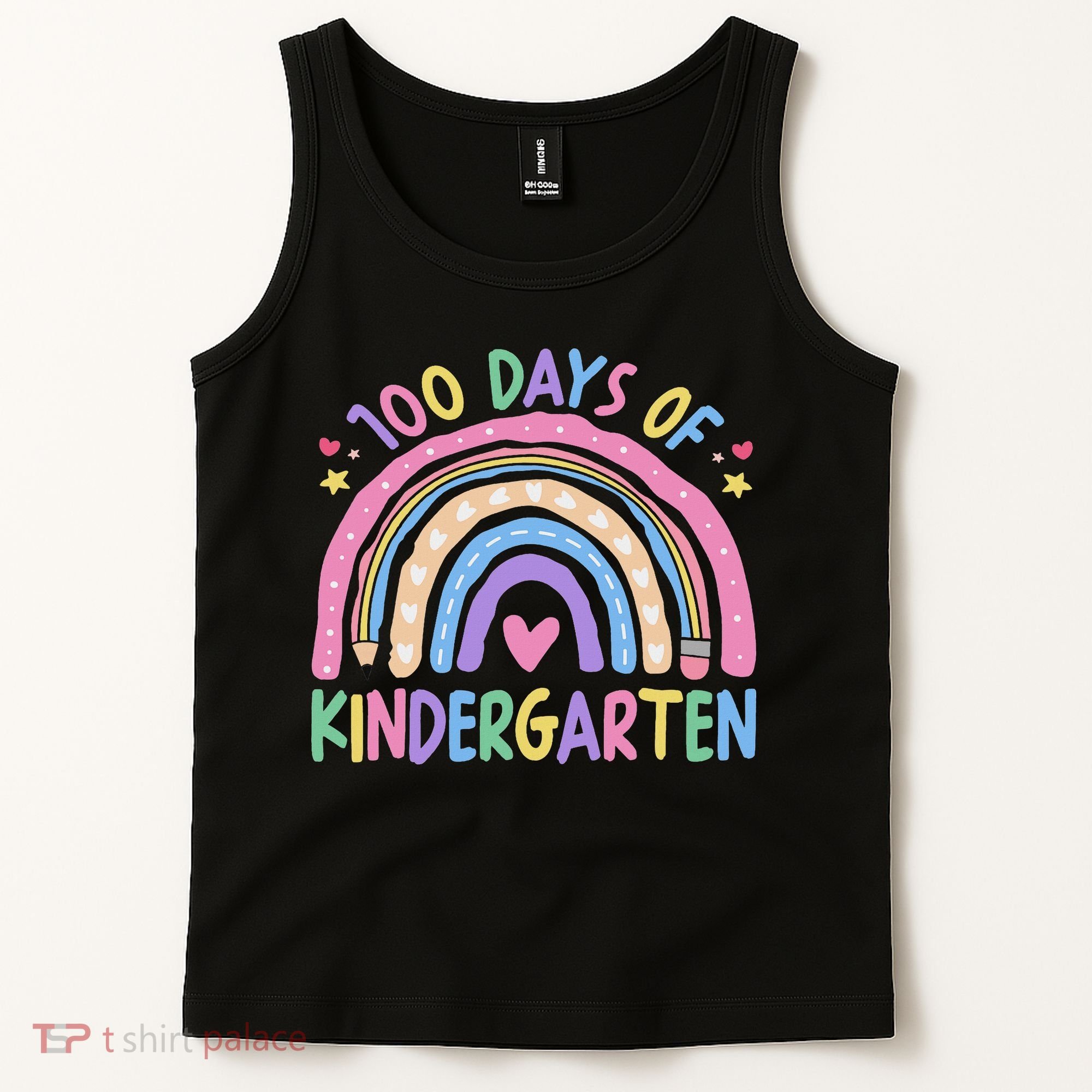 100th Day Of Kindergarten Teacher 100 Days Smarter Tank Top